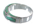 Opal And Turquoise Inlay Southwest Genuine Sterling Silver Ring Size 5-1/2 AX86939